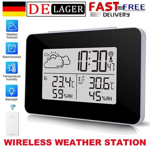 Lcd funk wetterstation mit - funk-wetterstation,