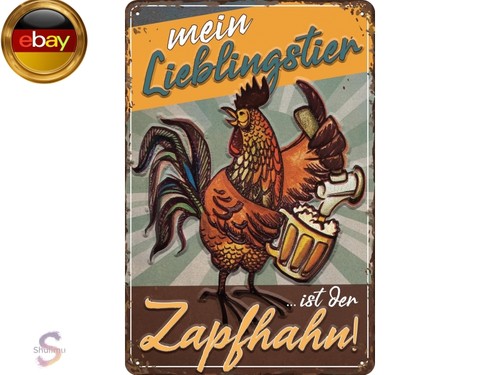 Blechschild lustiger spruch - lustiger,