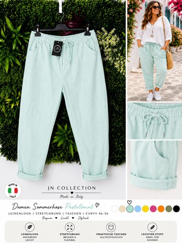 Damen sommerhose pastellmint - damen,