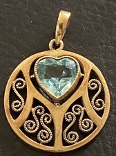 Hübscher antiker goldfarbener