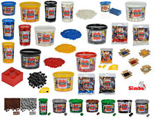 SIMBA - BLOX BAUSTEINE - GELB  ROT BLAU WS SW - 4er / 8er - AUSWAHL # NEU OVP