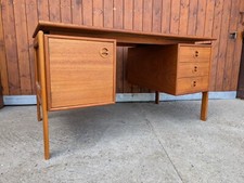 Vintage Teak Schreibtisch Arne