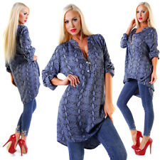 Damen Vokuhila-Blusenkleid mit