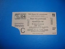 86/87 Ticket Bayer Leverkusen