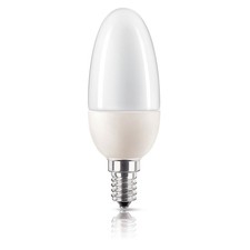 Philips Softone Energiesparlampe Kerze 5W = 21W E14 190lm warmweiß 2700K Kerzen