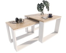 2er Set Couchtisch Loft Sonoma