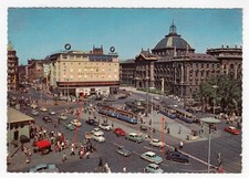 AK München Karlsplatz Stachus Tram Straßenbahn Stempel