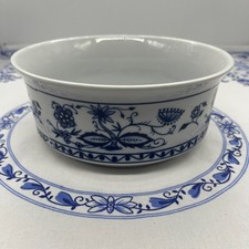 Kahla Zwiebelmuster Porzellan Schale Schüssel 19cm breit 8cm tief dishwashersafe