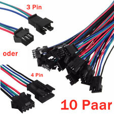 10 Paar Mini Micro JST SM 3 /4