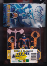 BATMAN & MR. FREEZE SUPER-SET: ACTION FIGUR + COMIC+VHS -KENNER/DINO/WARNER BROS