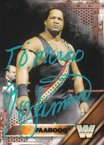 Ron simmons faarooq - ron, wwe