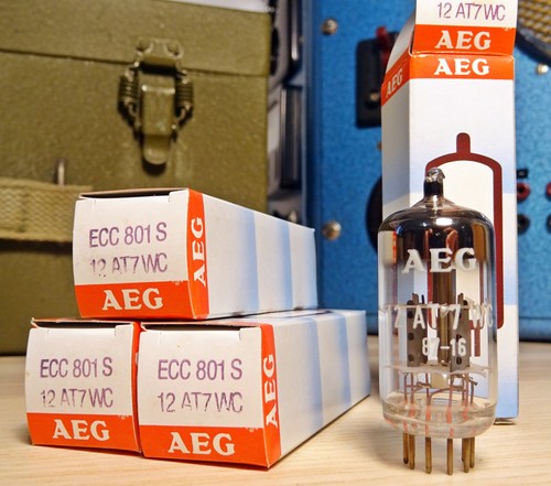 Konvolut röhre aeg 12at7wc - 4x,