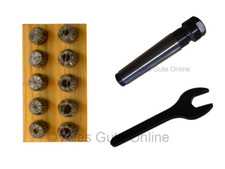 Spannzangenfutter MK3 M12 ER16 + ER16 Satz 10 Stk. HL + Schlüssel A