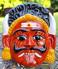 Pappmache Maske Schutzdämon