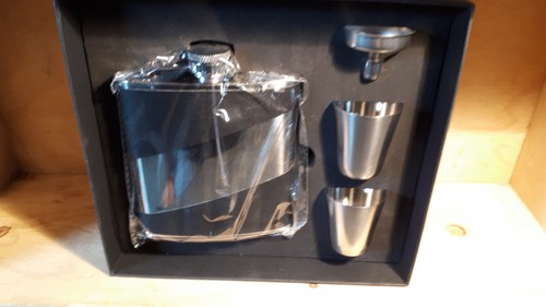 Flachmann geschenk set - flachmann,