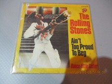 (91) Rolling Stones - Ain't too proud to beg - 7" Single Vinyl