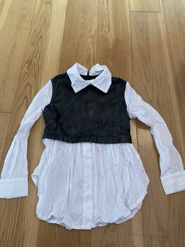 Schwarzes kunstleder tanktop - schwarzes, kunstleder-tanktop