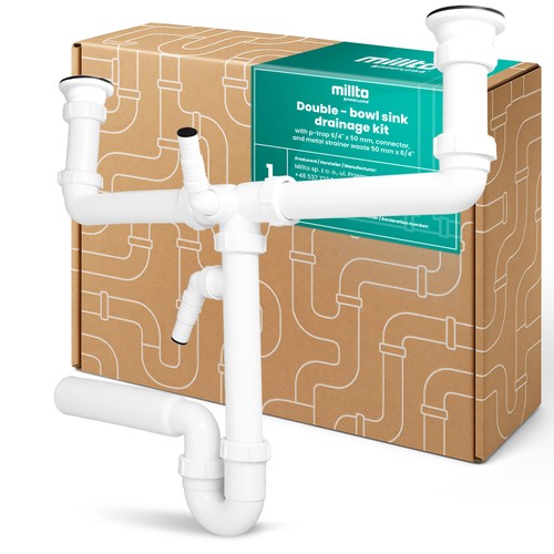 Siphon für spülbecken - siphon, 6/4''