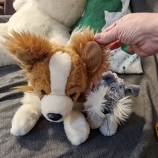 PAPILLION/SCHMETTERLINGS-HUND LEOSCO/Uni-Toys,KUSCHELWUSCHEL Schnauzer Stofftier