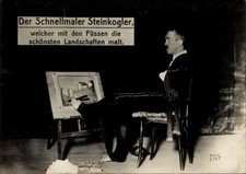 Riesen Ak Der Schnellmaler Steinkogler, Fußmaler - 11251840