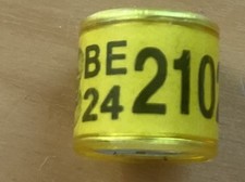 1 alter Brieftauben Ring BE 2024 2102207 -  Für Sammler - ohne Eigentumsausweis