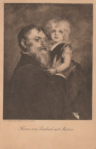 München franz von lenbach - ak,