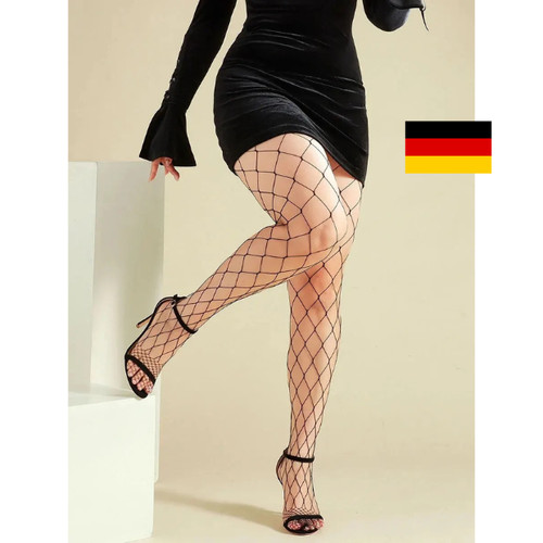 Sexy schwarze netz strumpfhose - netz,