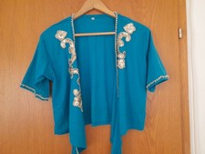 Oberteil Bauchtanz Sakkara Größe M Türkis NP 50€