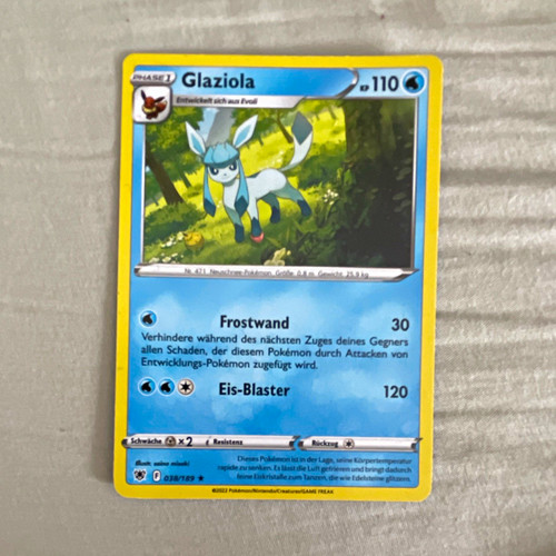 Pokémon tcg glaziola - pokémon,