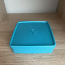 Tupperware Quadratischer Behälter Dose 400 Ml Petrol Neu