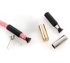 2 Stück Metall Kordelenden