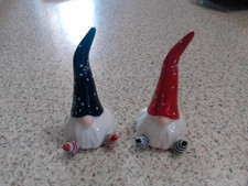 2 nanu Nana Wichtel Männer Weihnachten dunkelblau rot