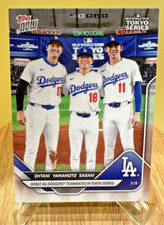 2025 Topps Now Shohei Ohtani Yoshinobu Yamamoto Roki Sasaki Debut Tokyo Series