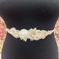 Poirier floral braut gürtel - floral,
