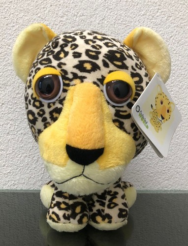 Stofftier leopard katze 21cm - leopard,