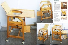 NIGA  Holz Hochstuhl mit Auflagentisch