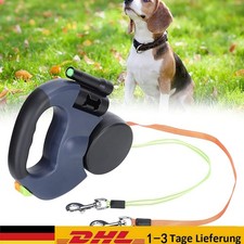 Einziehbare Hundeleine Hunde Rollleine GroßE Hunde Gurtleine Mit Led Licht NEU