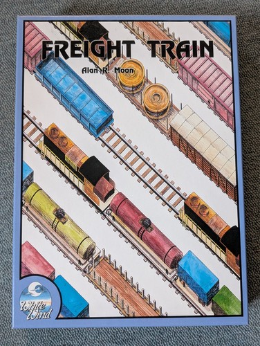 Freight train von - white, wind