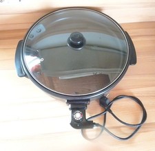 Elektrische Multifunktionspfanne Bratpfanne Thermostat und Temperaturregler1400W