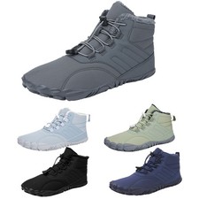 Schnee Stiefel Herren WinterSchuhe Barfuß Stiefeletten Outdoor Wanderschuhe Warm