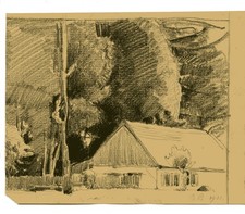 Originale Bleistiftzeichnung