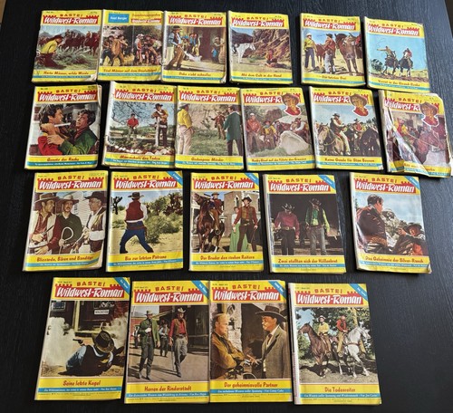 Bastei wildwest roman konvolut - wildwest-roman,