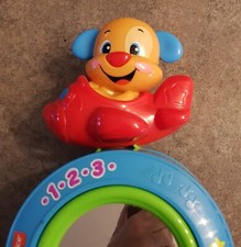 Fisher Price Musik-Rolle mit Spiegel Musik+Lieder niederländisch*TOP 21 cm hoch