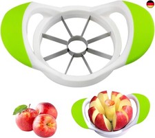 ARSUK Apfelschneider - 3 in 1 Edelstahl Obstentkerner, Schäler, Apfelausstecher 