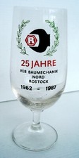 Ddr ehrengeschenk bierglas - ehrengeschenk, 25