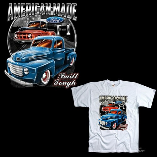 Ford truck shirt - truck, lizenz