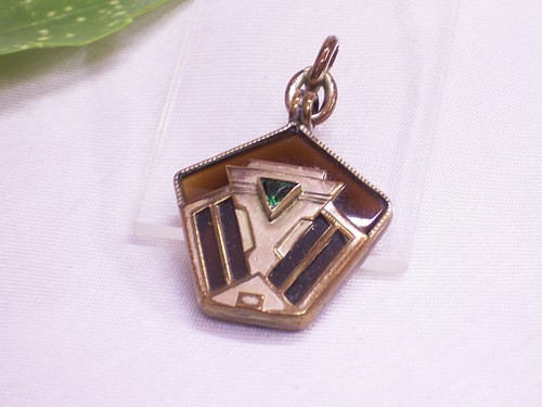 Art deco anhänger - art,