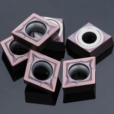 10x  Hartmetall CCMT09T304 Wendeschneidplatten Einsatzschneider für Drehmeißel