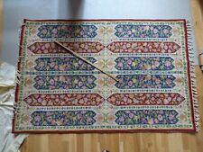 Gewebter Wandteppich, Indien um 1980, 120x185cm, guter Zustand. An einer Seite w