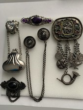 Konvolut Trachtenschmuck 5 Teile für Dirnd oder Janker